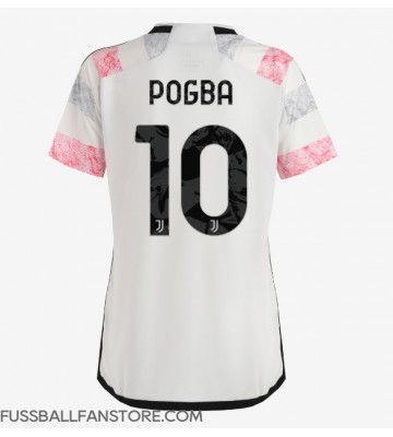 Juventus Paul Pogba #10 Replik Auswärtstrikot Damen 2023-24 Kurzarm